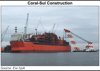 Eni Ramps LNG Output at Coral-Sul in Mozambique, however First Cargo Delayed